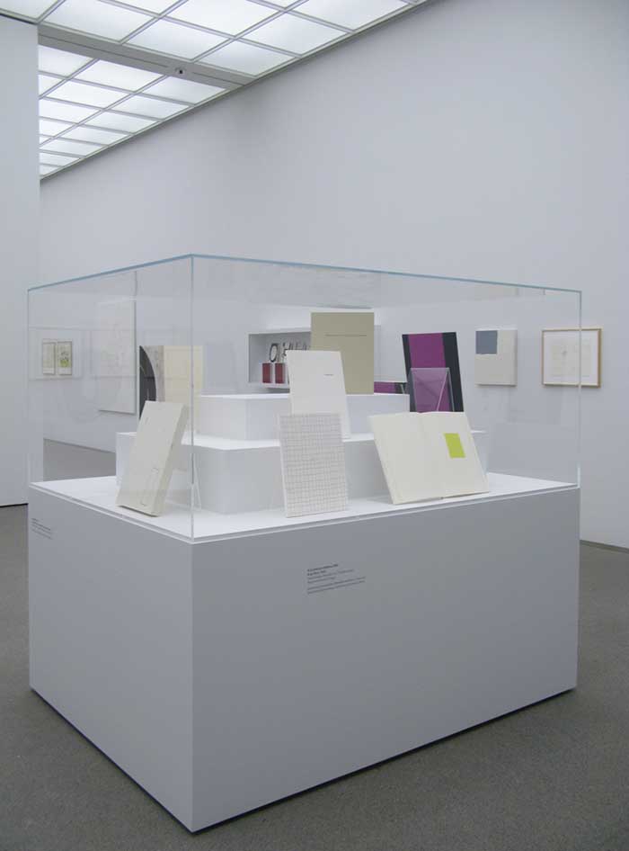 Jürgen Partenheimer, A la rêveuse matière, (Ergo Pers, 2002) in
Das Archiv-The Archive, Pinakothek der Moderne, Munich, 2014