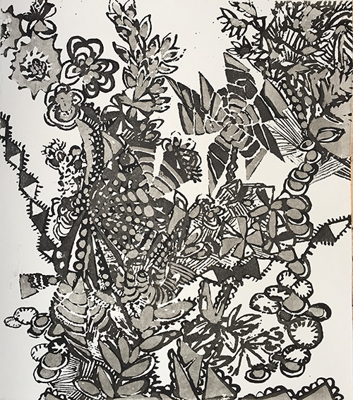 Carole Vanderlinden, suikerets voor Bougainvillea