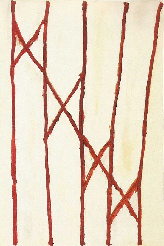 Raoul De Keyser, Closerie 1 (Berliner Ensemble), 1998, 180 x 120 cm, Sammlung Hauser und Wirth, St. Gallen