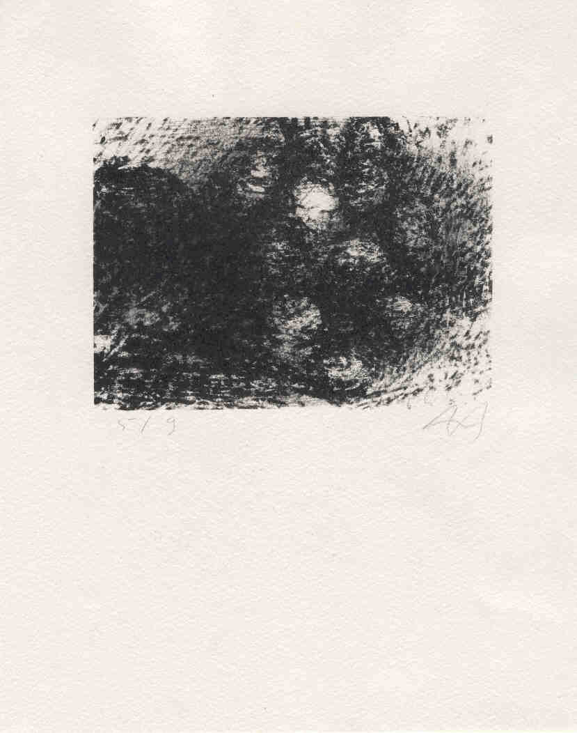Laatste druiven van Zeuxis, lithografie